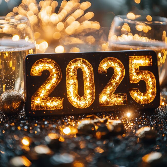 Magazynowa sesja sylwestrowa w eleganckim, świątecznym wnętrzu – stylowe połączenie czerwieni i klasyki podkreśla klimat wyjątkowej nocy, którą celebrujemy razem.